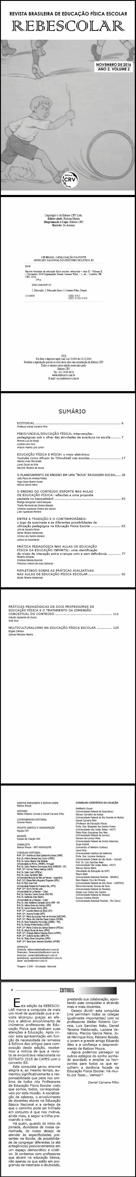REVISTA REBESCOLAR - ANO II - VOLUME II